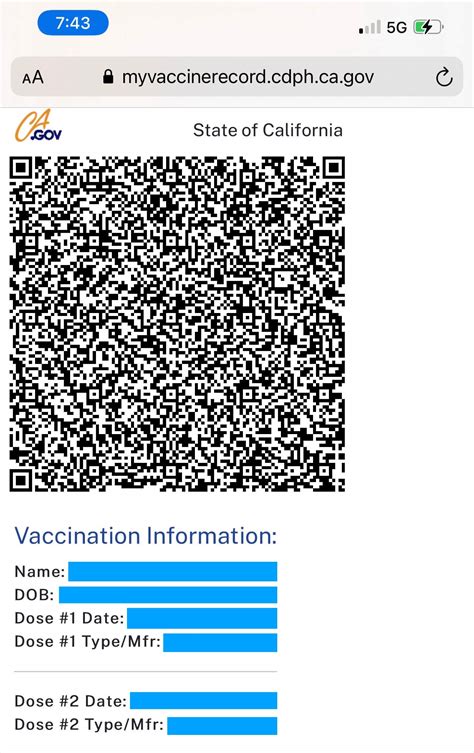 smart health card california|California digital immunization record.